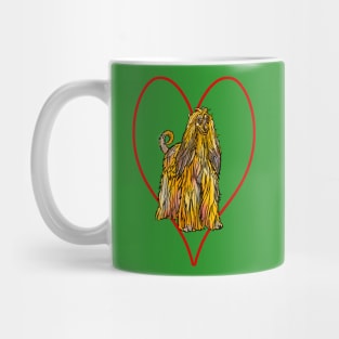 I love Afghan Hound Mug